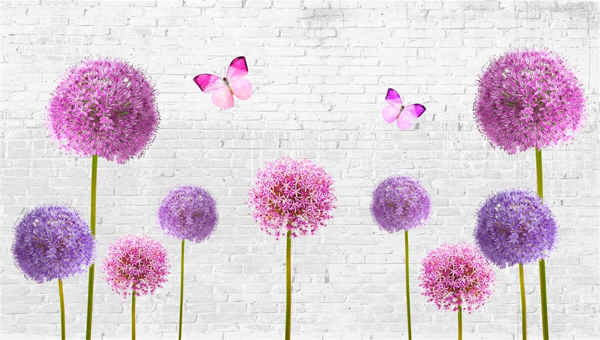 Papier peint des chevreuils duveteux de toutes les couleurs