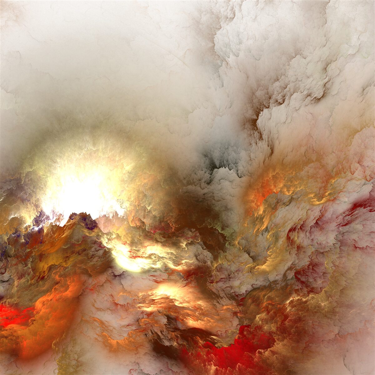 Papier peint abstraction : lave sous la pluie