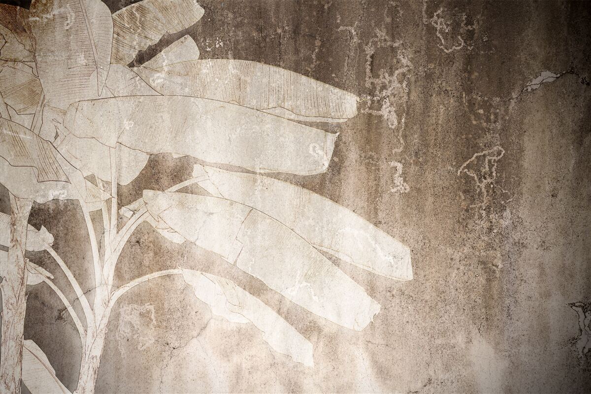 Papier peint un arbre solitaire dans un style abstrait