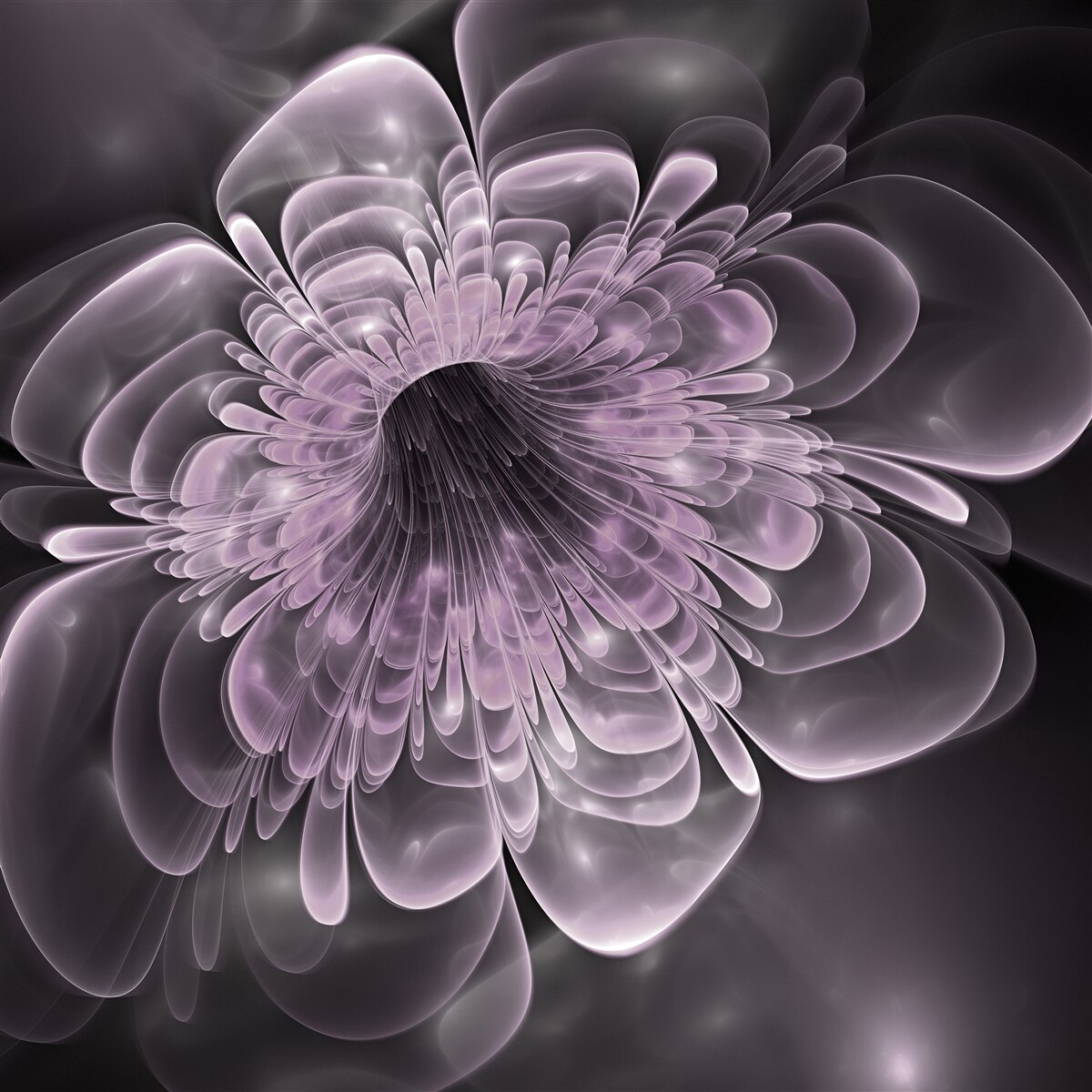 Papier peint bourgeon de fleur en cristal