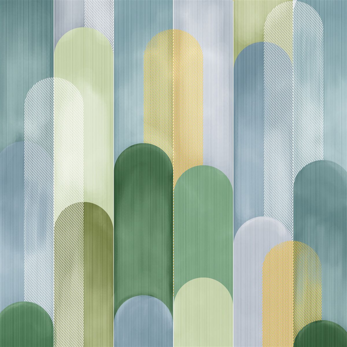 Papier peint lignes verticales abstraites