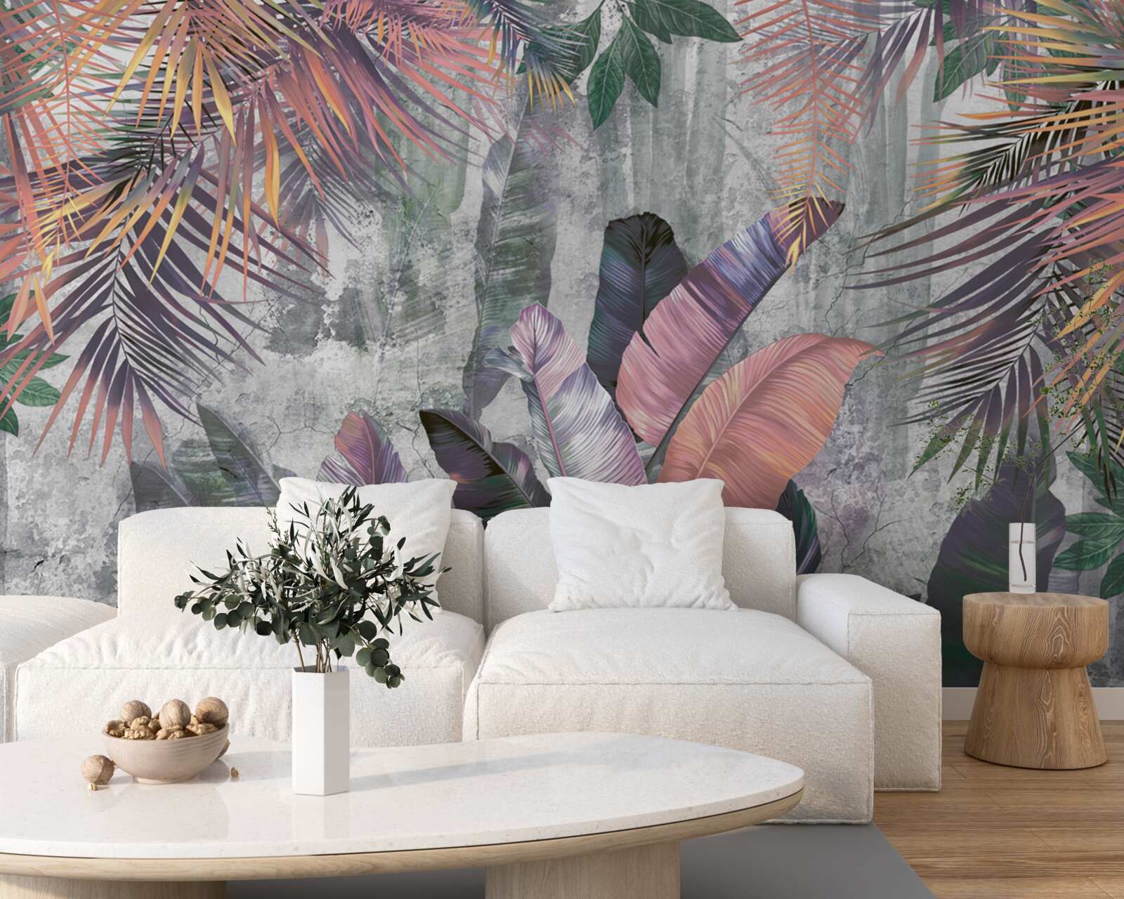 Papier peint Tropiques luxuriants lors d'une averse