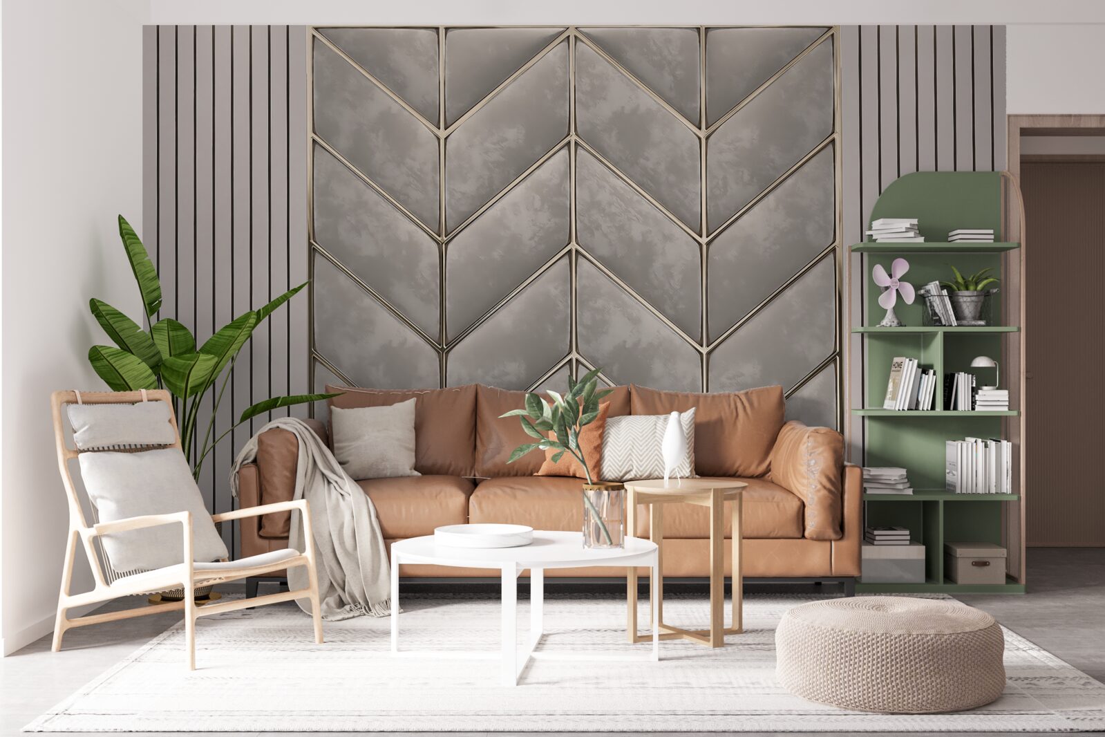 Papier peint texture gris-or