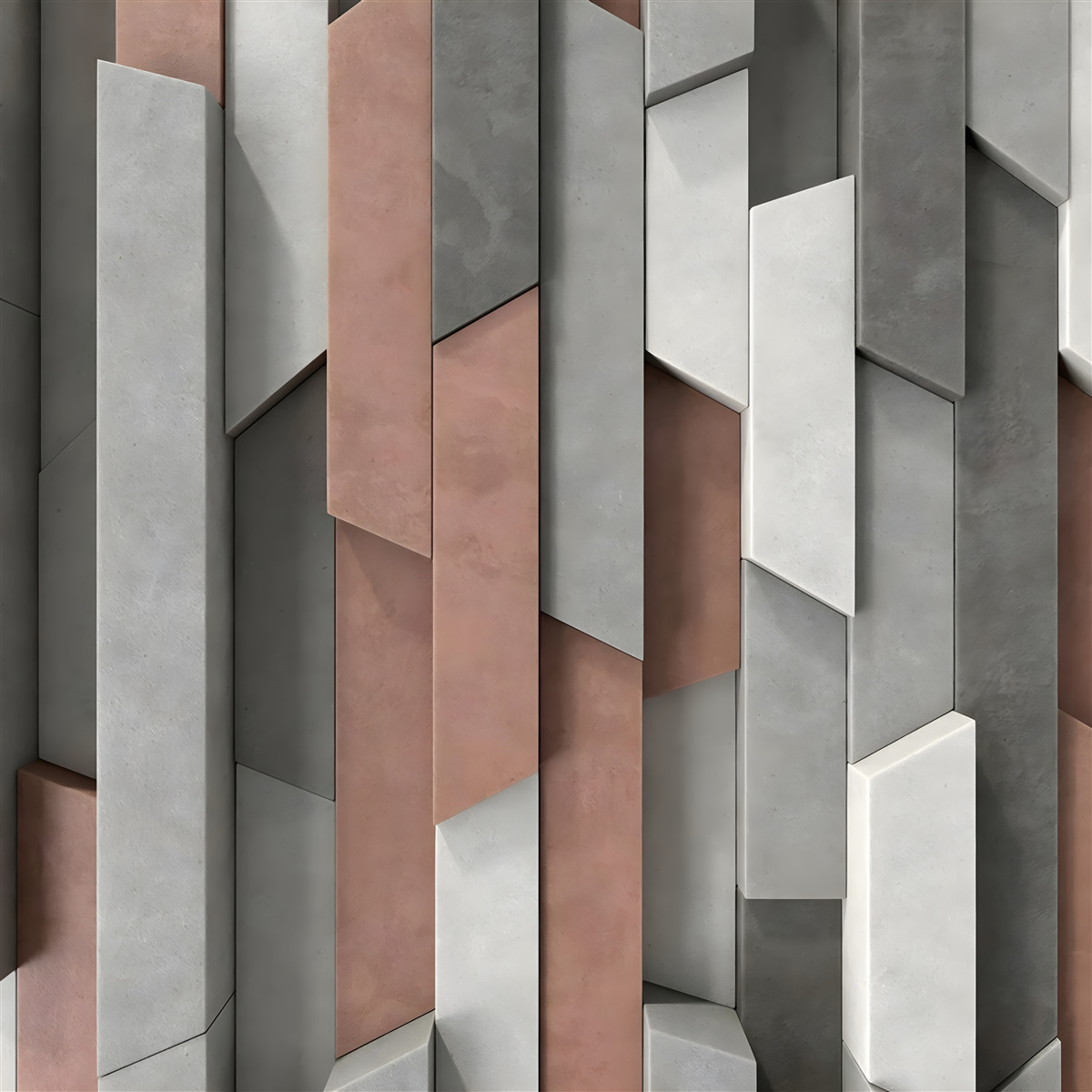 Papier peint formes verticales avec volume