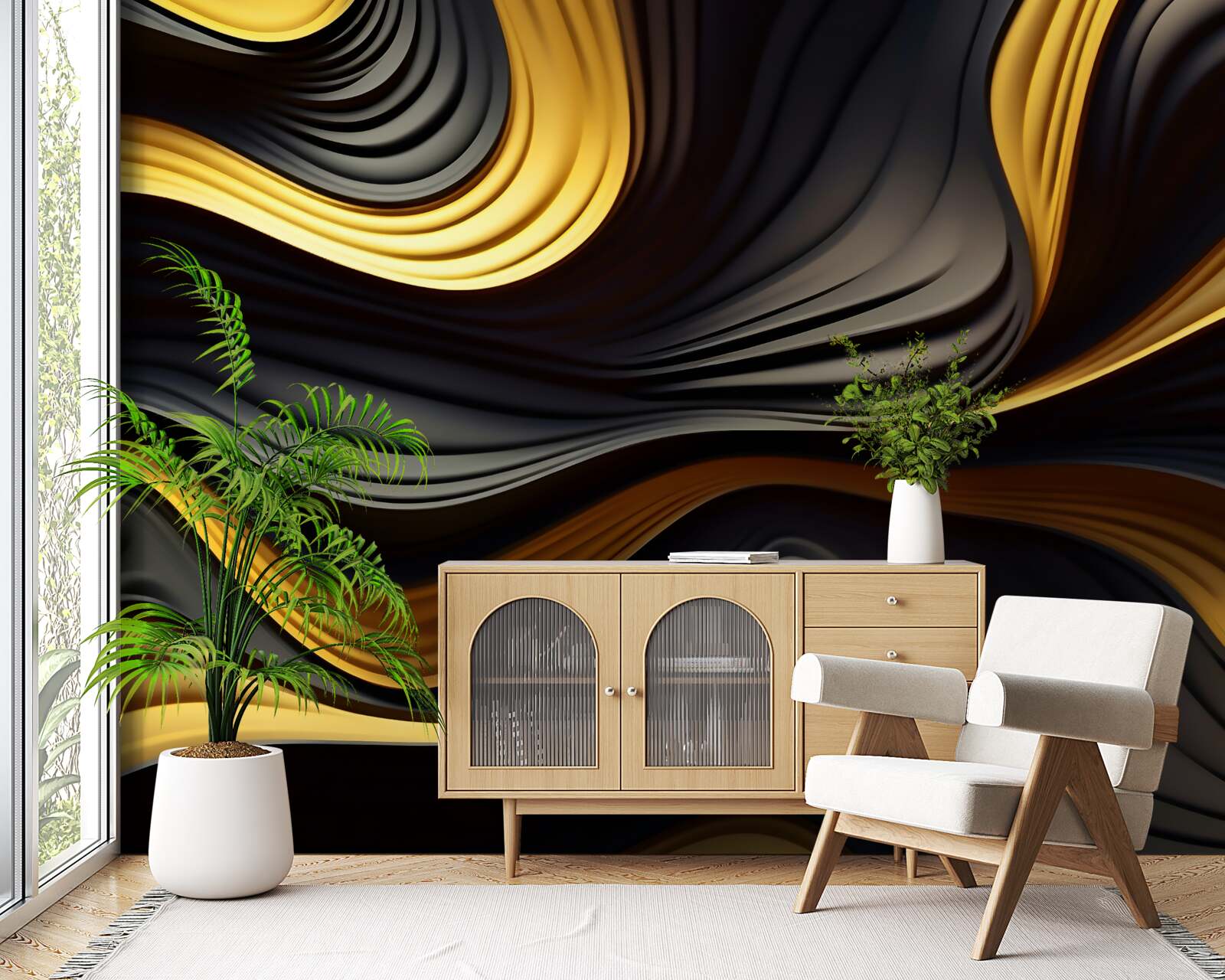 Papier peint les cuisinières dans le désert sont abstraites