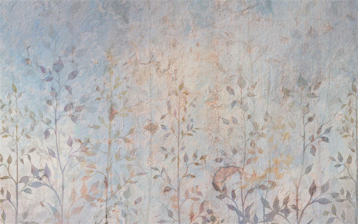 Papier peint des branches élancées comme une aquarelle