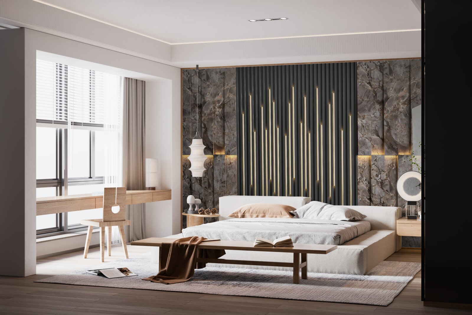 Papier peint transmission du son surround décoratif