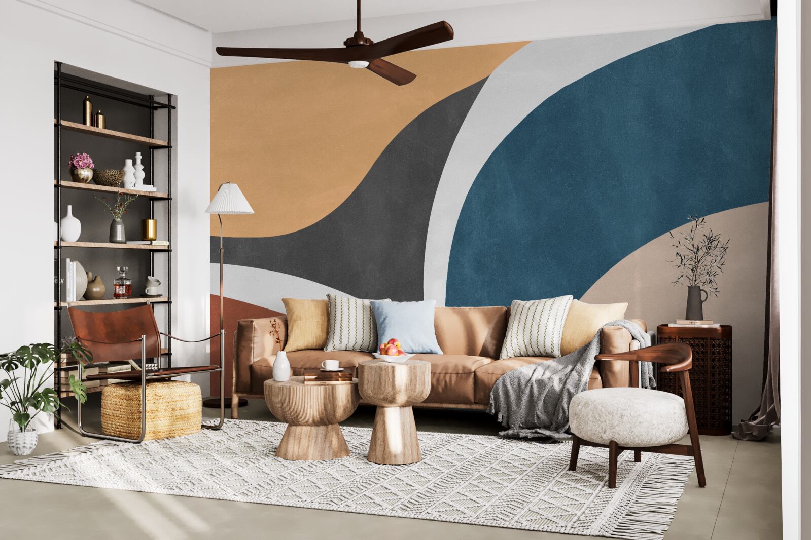 Papier peint Décorations abstraites lisses