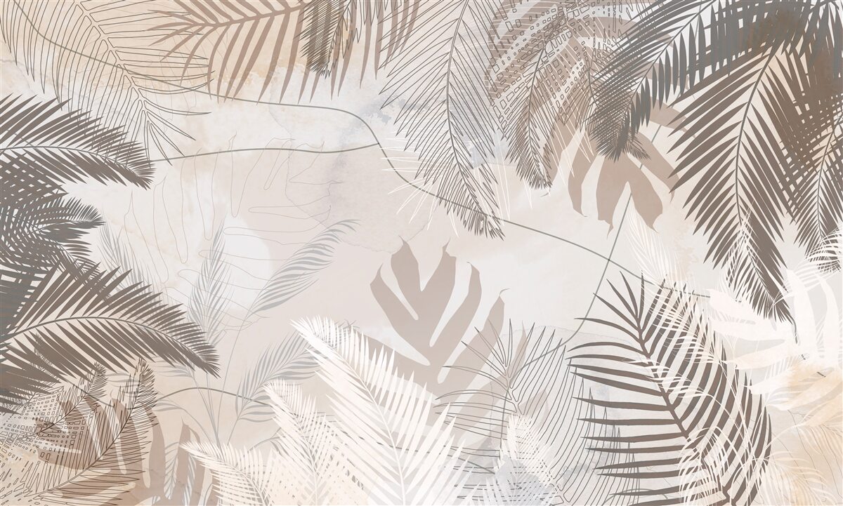 Papier peint la variété des couleurs des feuilles d'automne