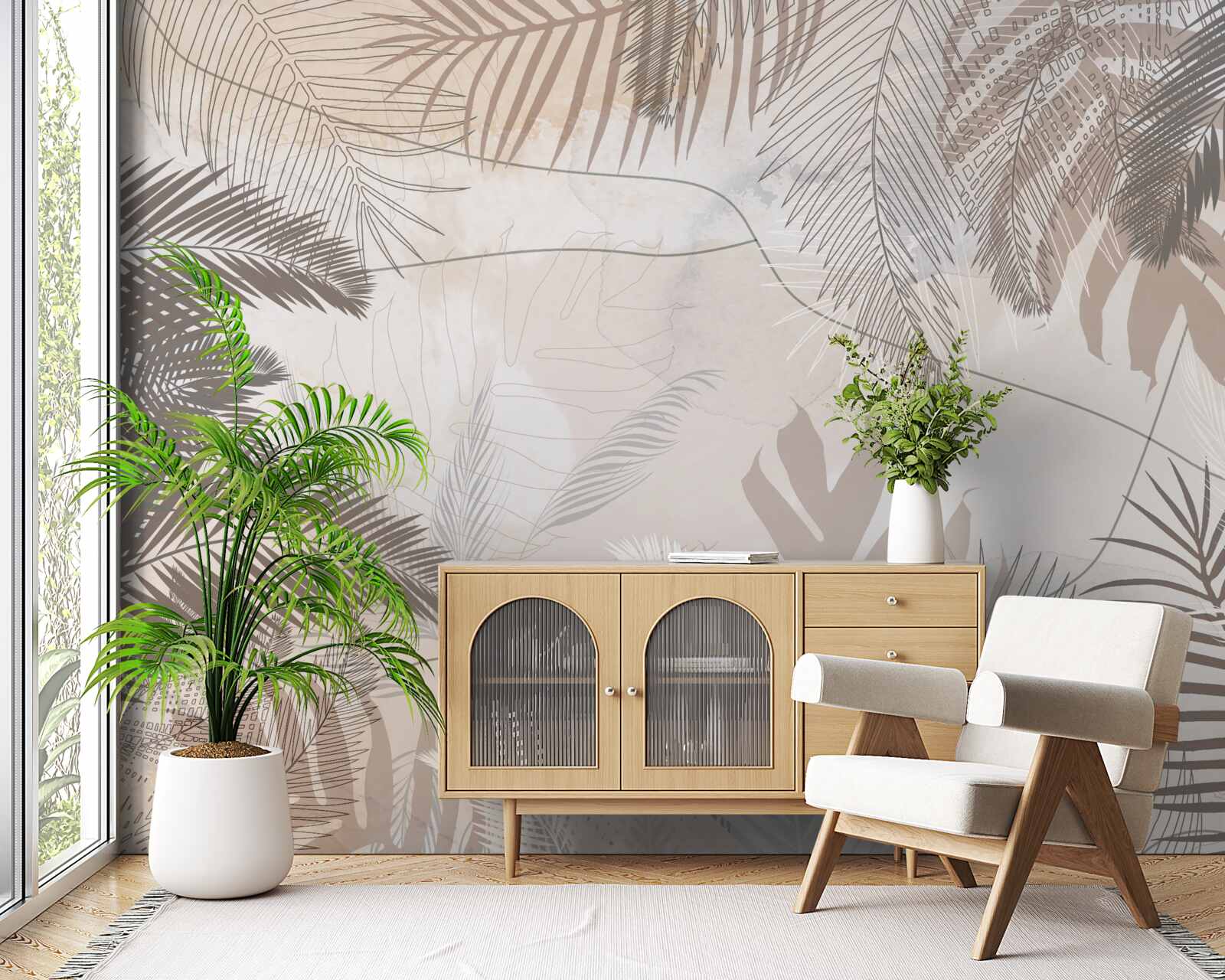 Papier peint la variété des couleurs des feuilles d'automne