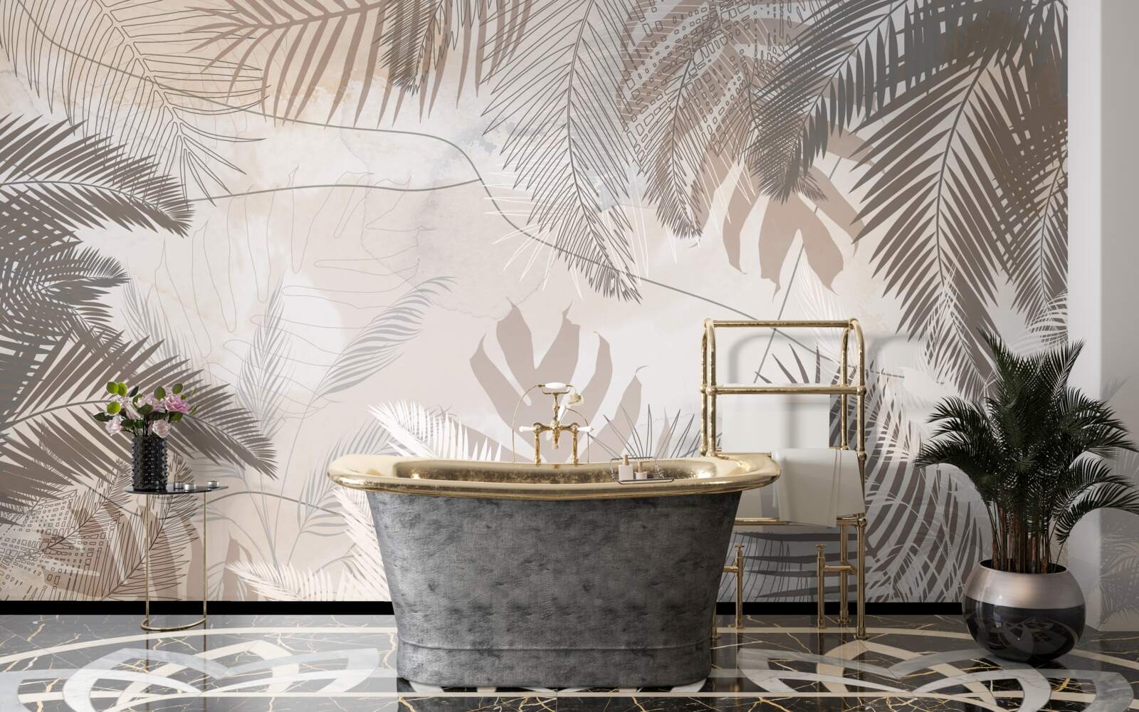 Papier peint la variété des couleurs des feuilles d'automne