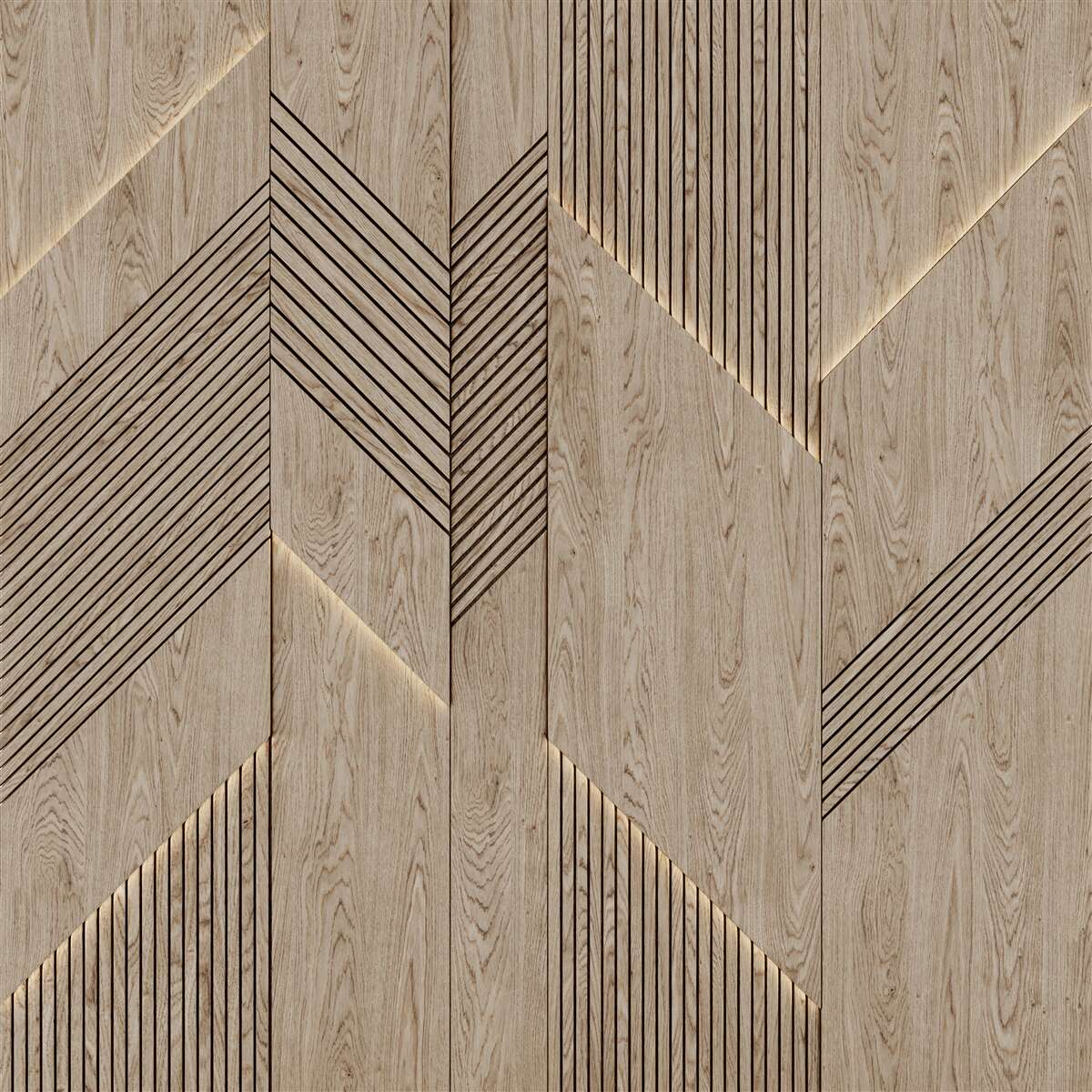 Papier peint texture du bois à facettes