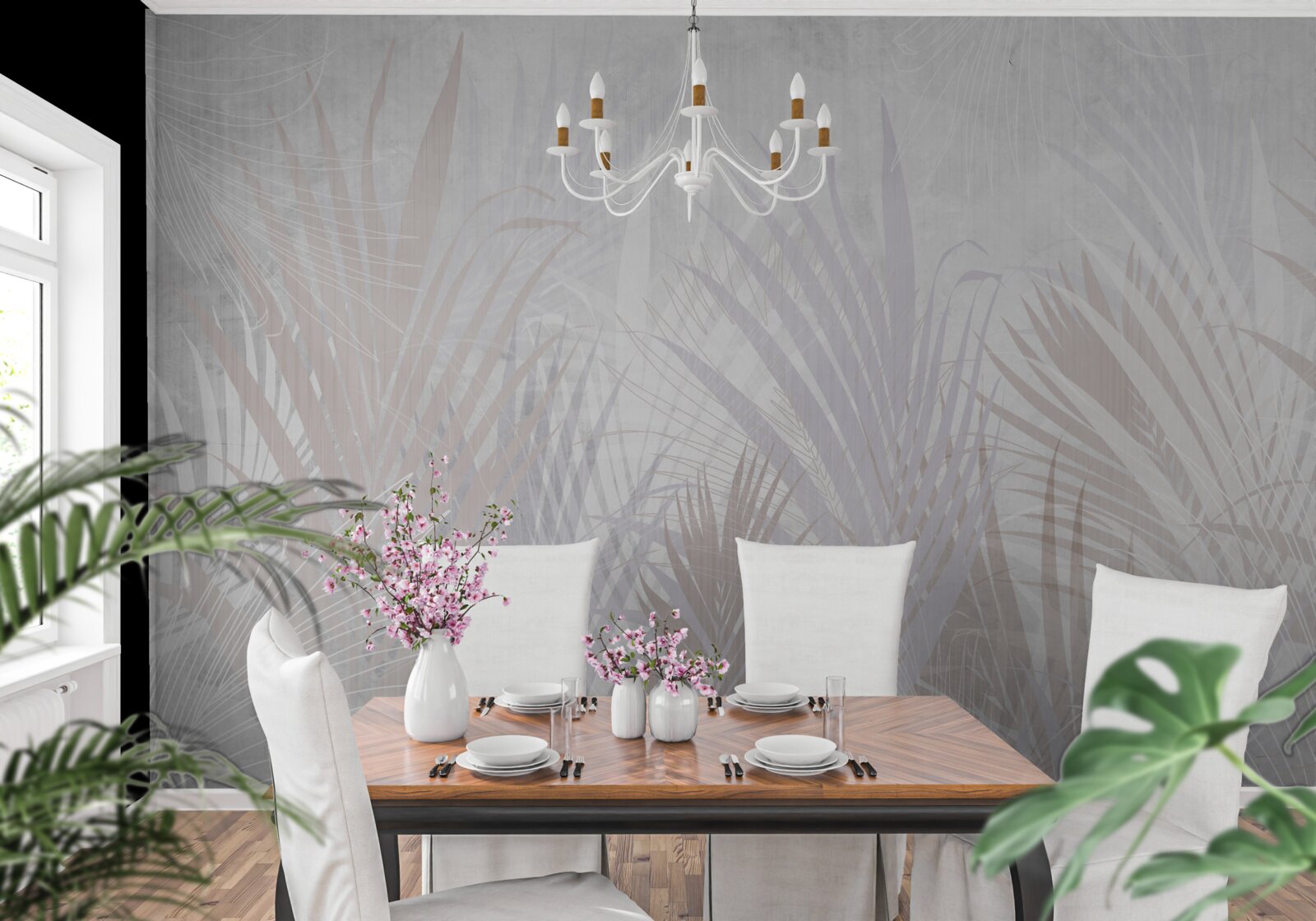 Papier peint le brouillard commence à apparaître sous les tropiques