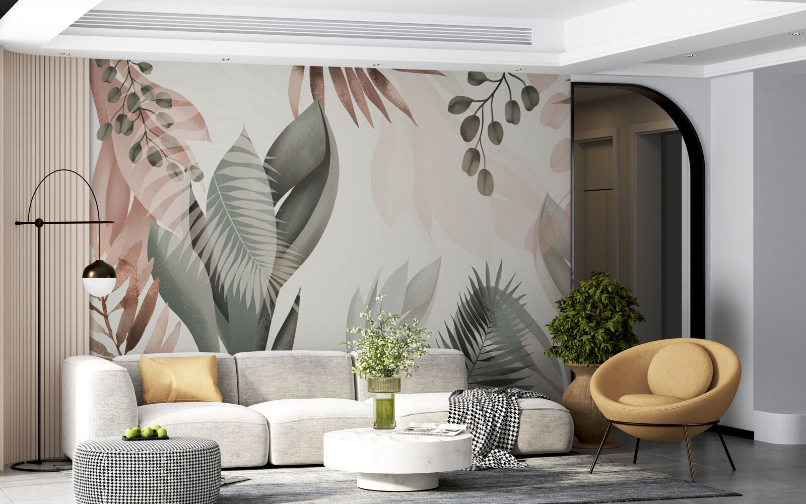 Papier peint la diversité des régions tropicales