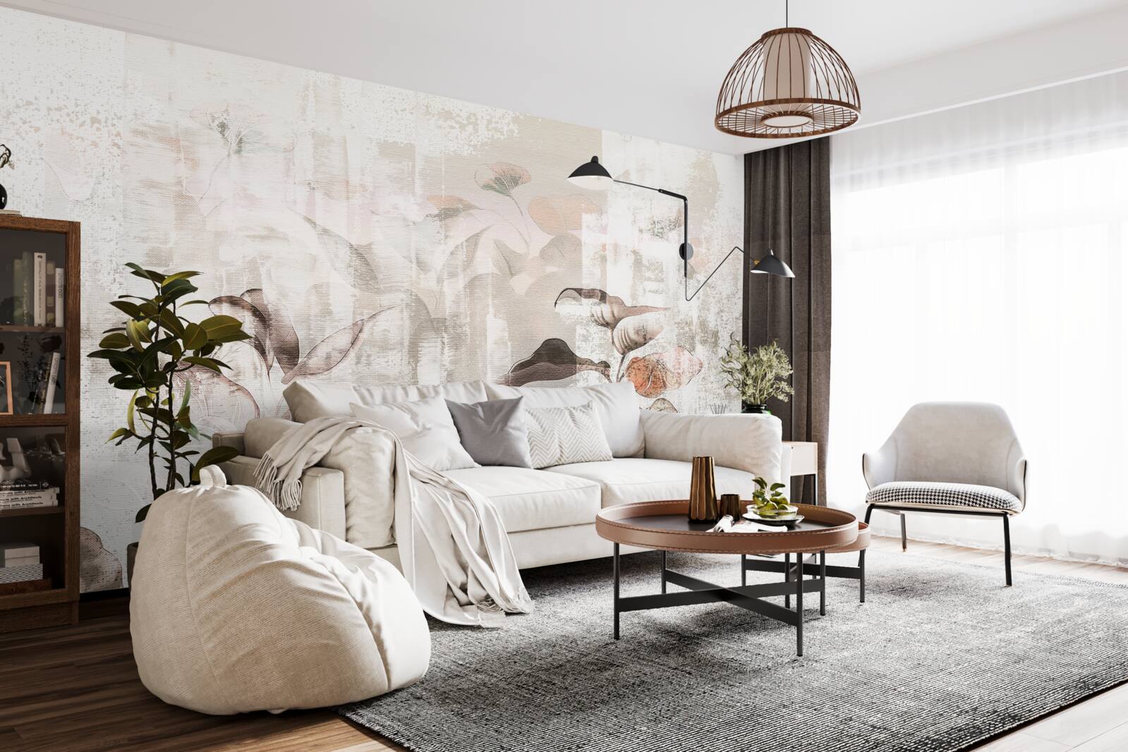 Papier peint abstraction de la nature