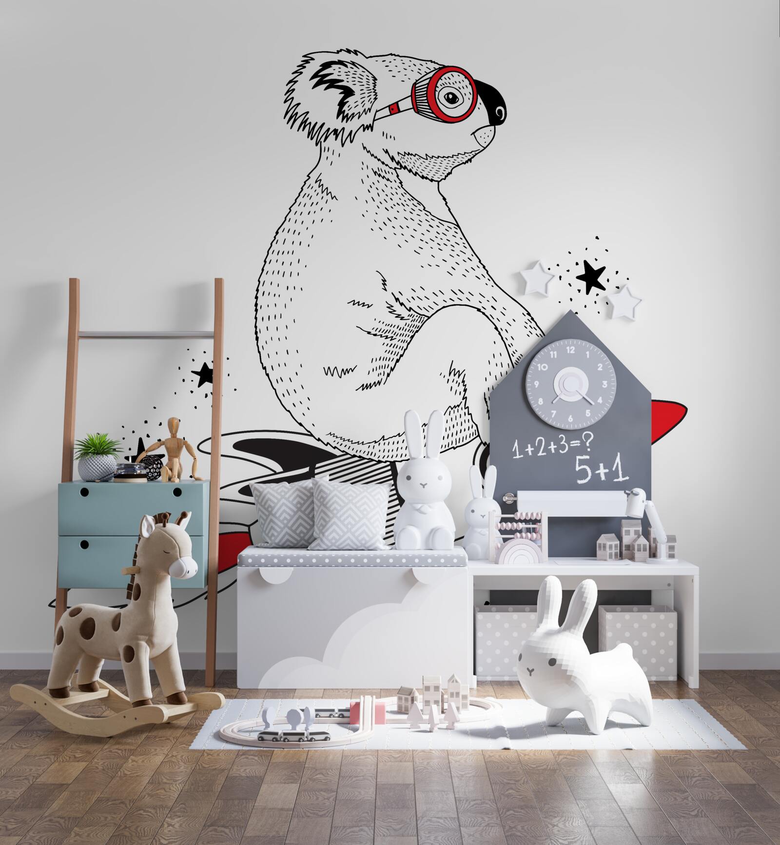 Papier peint rakieta koala
