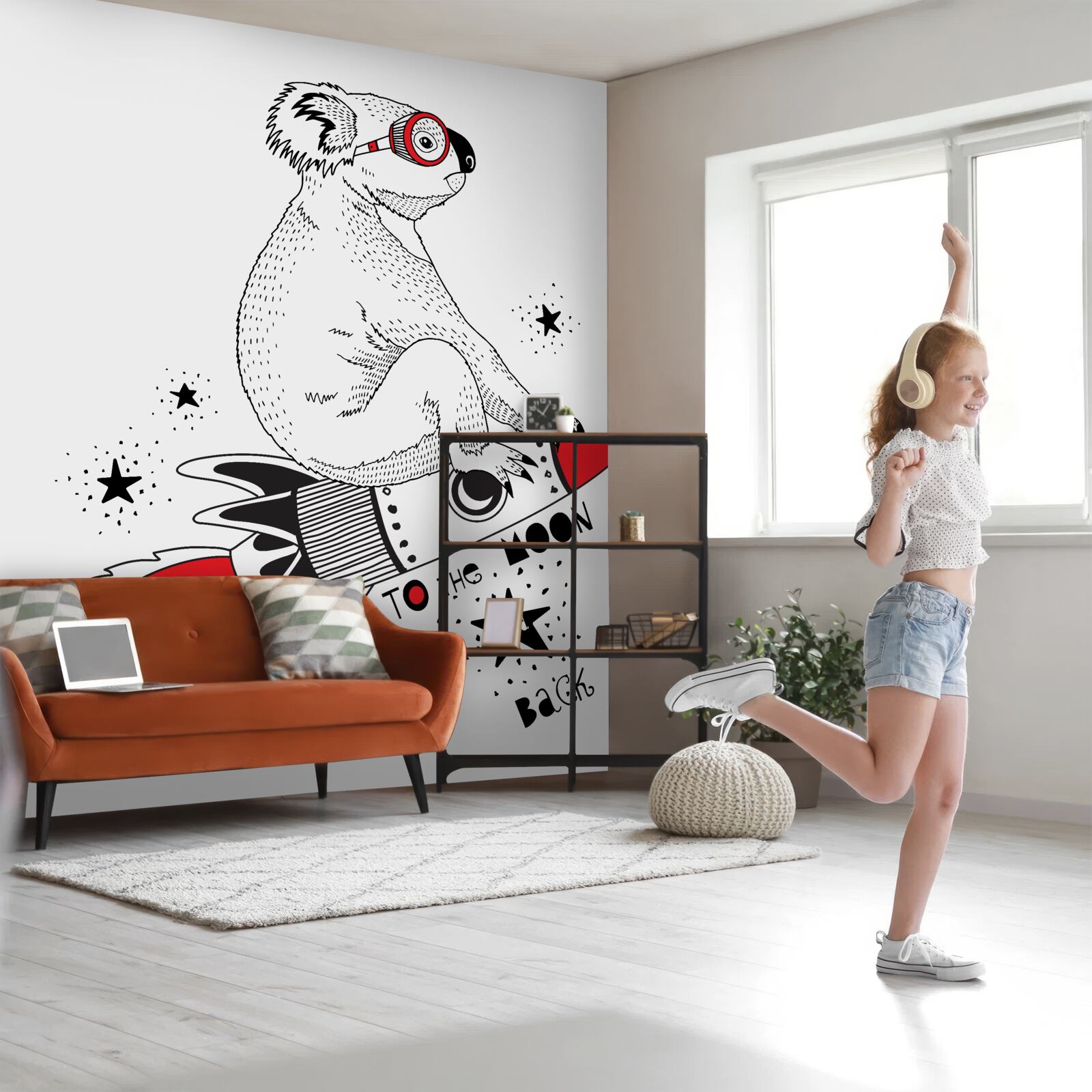 Papier peint rakieta koala