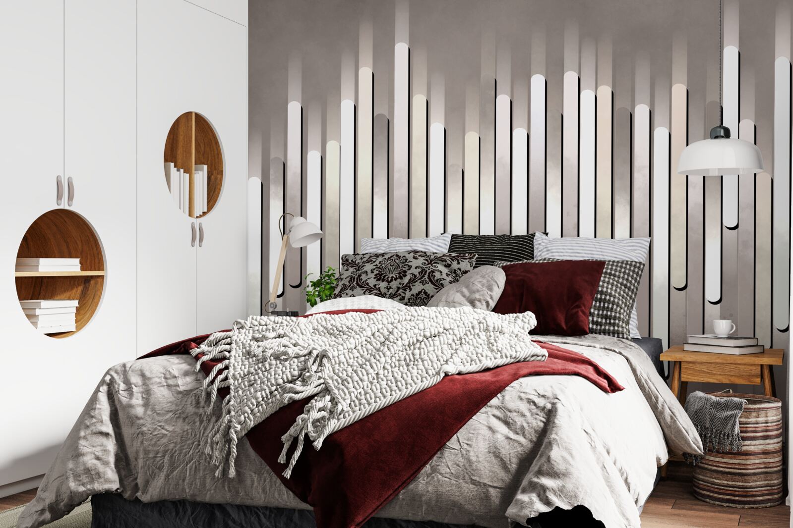 Papier peint abstraction des fréquences sonores