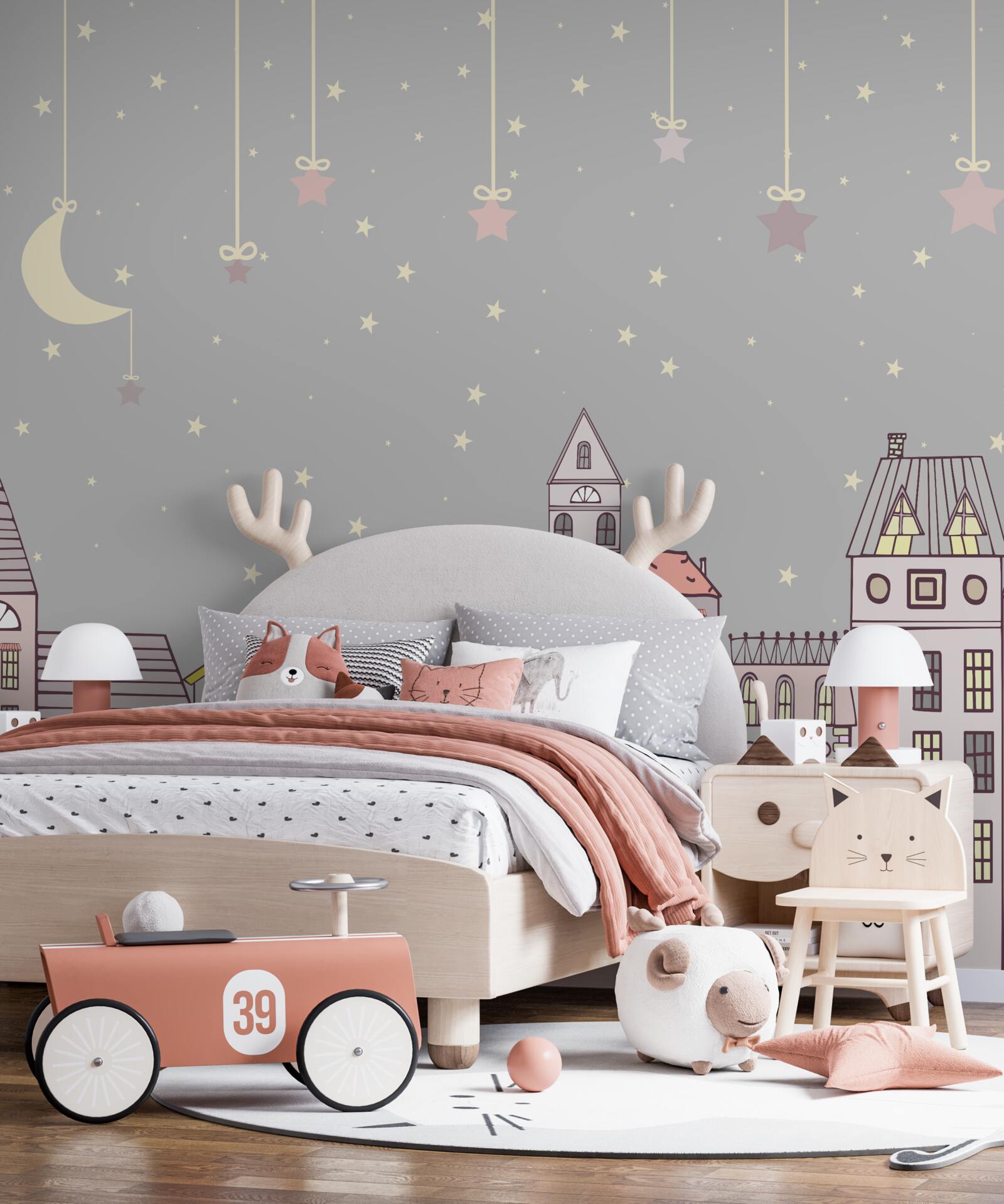 Papier peint la ville est plongée dans le sommeil