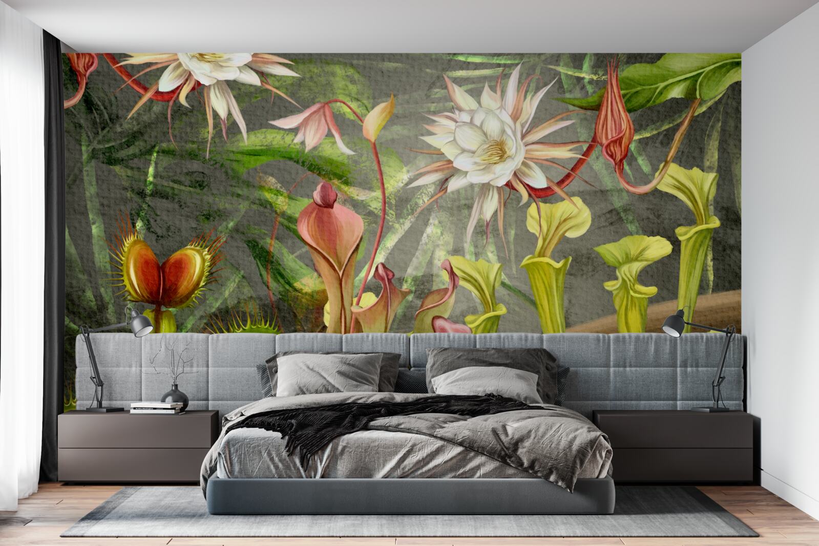 Papier peint plantes carnivores des régions tropicales