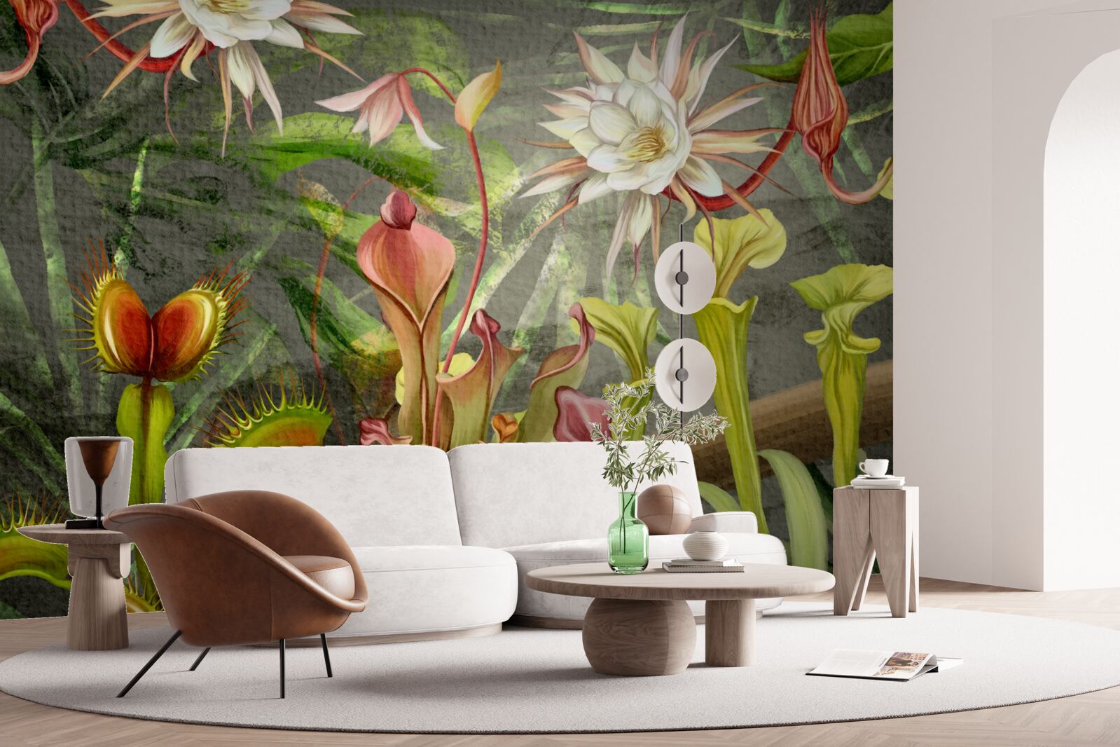 Papier peint plantes carnivores des régions tropicales