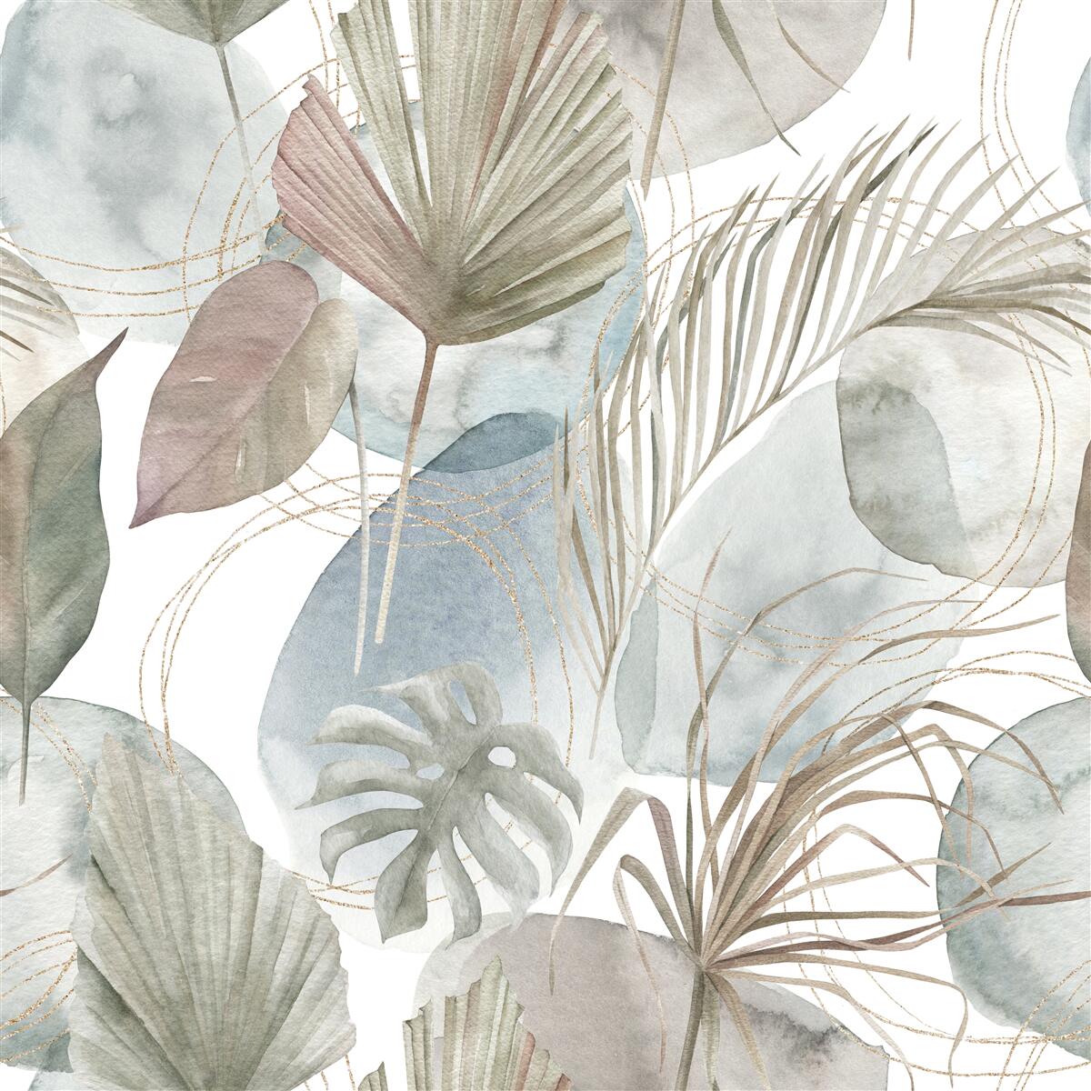 Papier peint la diversité des feuilles dans les régions tropicales