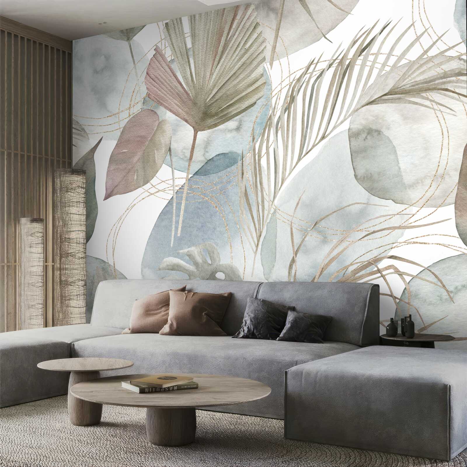 Papier peint la diversité des feuilles dans les régions tropicales