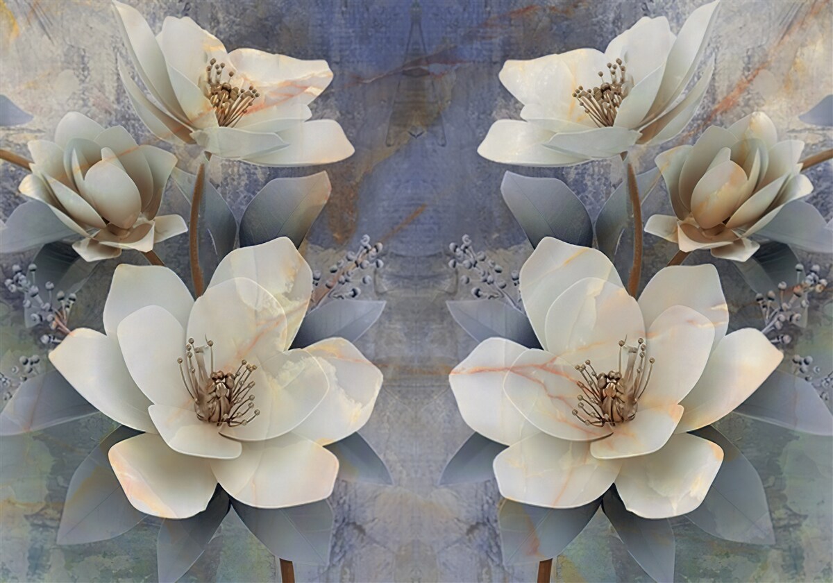 Papier peint les bloomers volumétriques