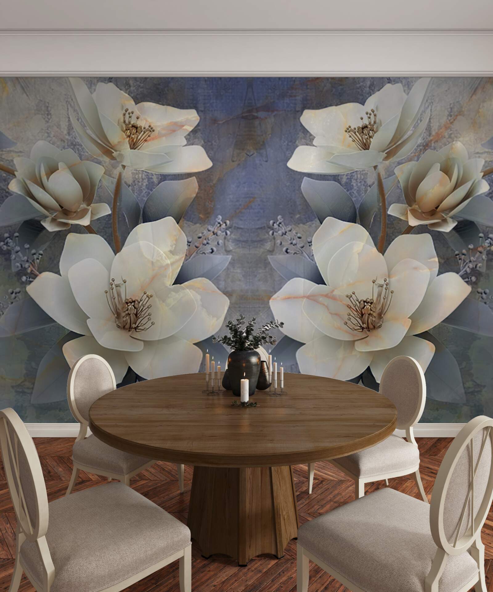 Papier peint les bloomers volumétriques