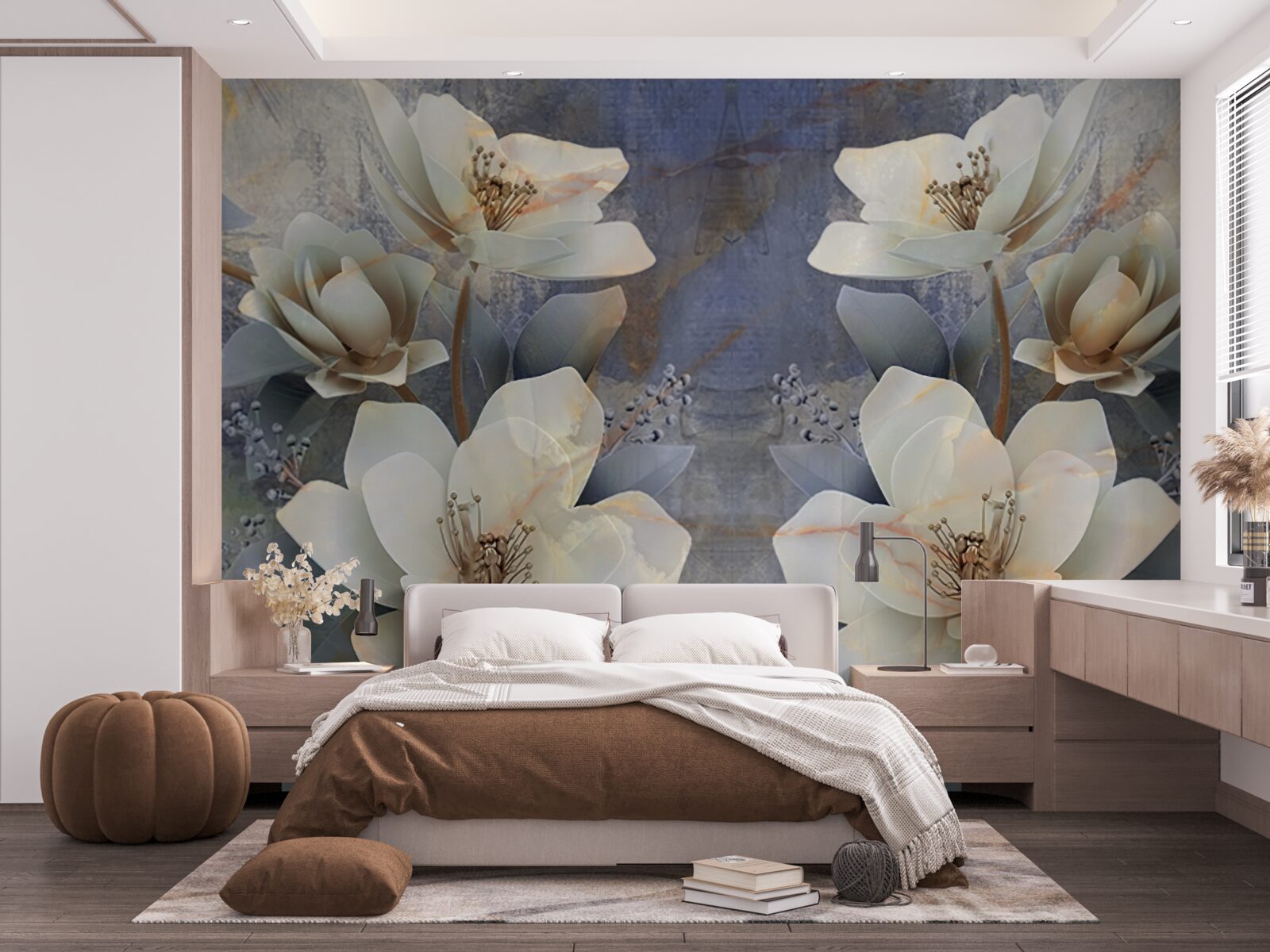 Papier peint les bloomers volumétriques