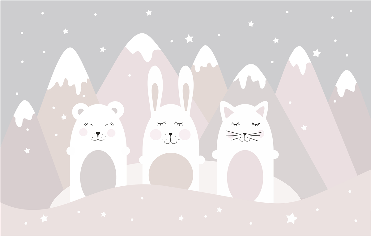 Papier peint animaux de montagne