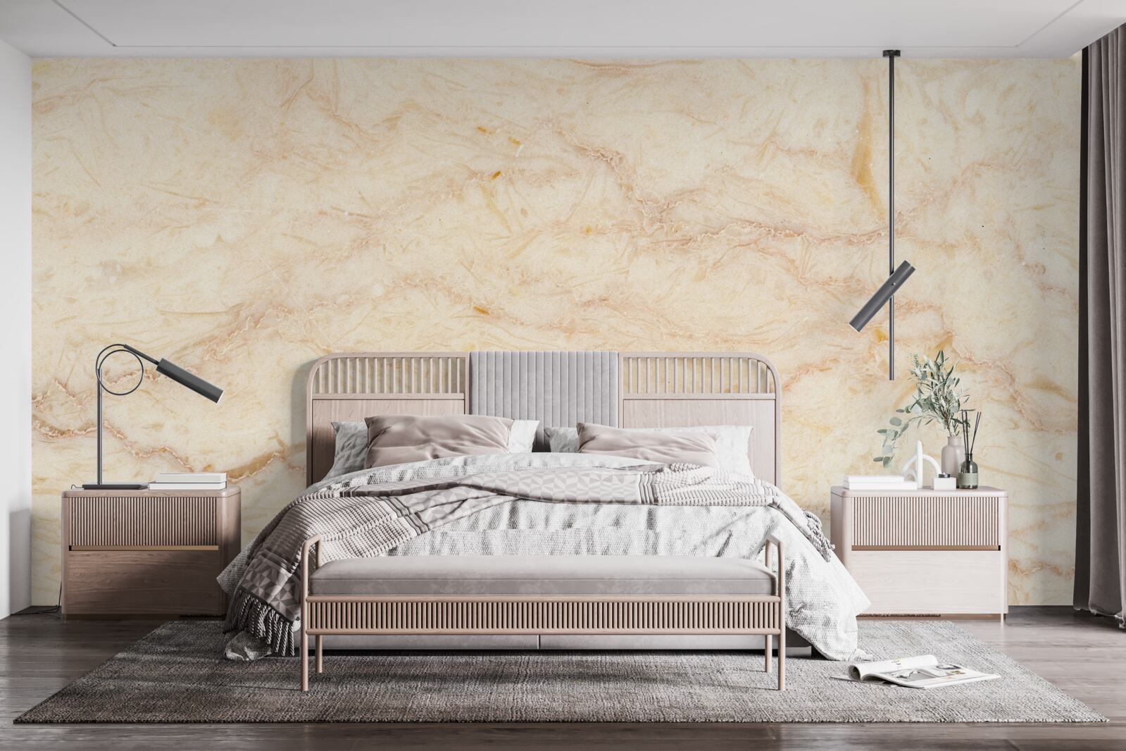 Papier peint le vent transporte le sable jusqu'au champ