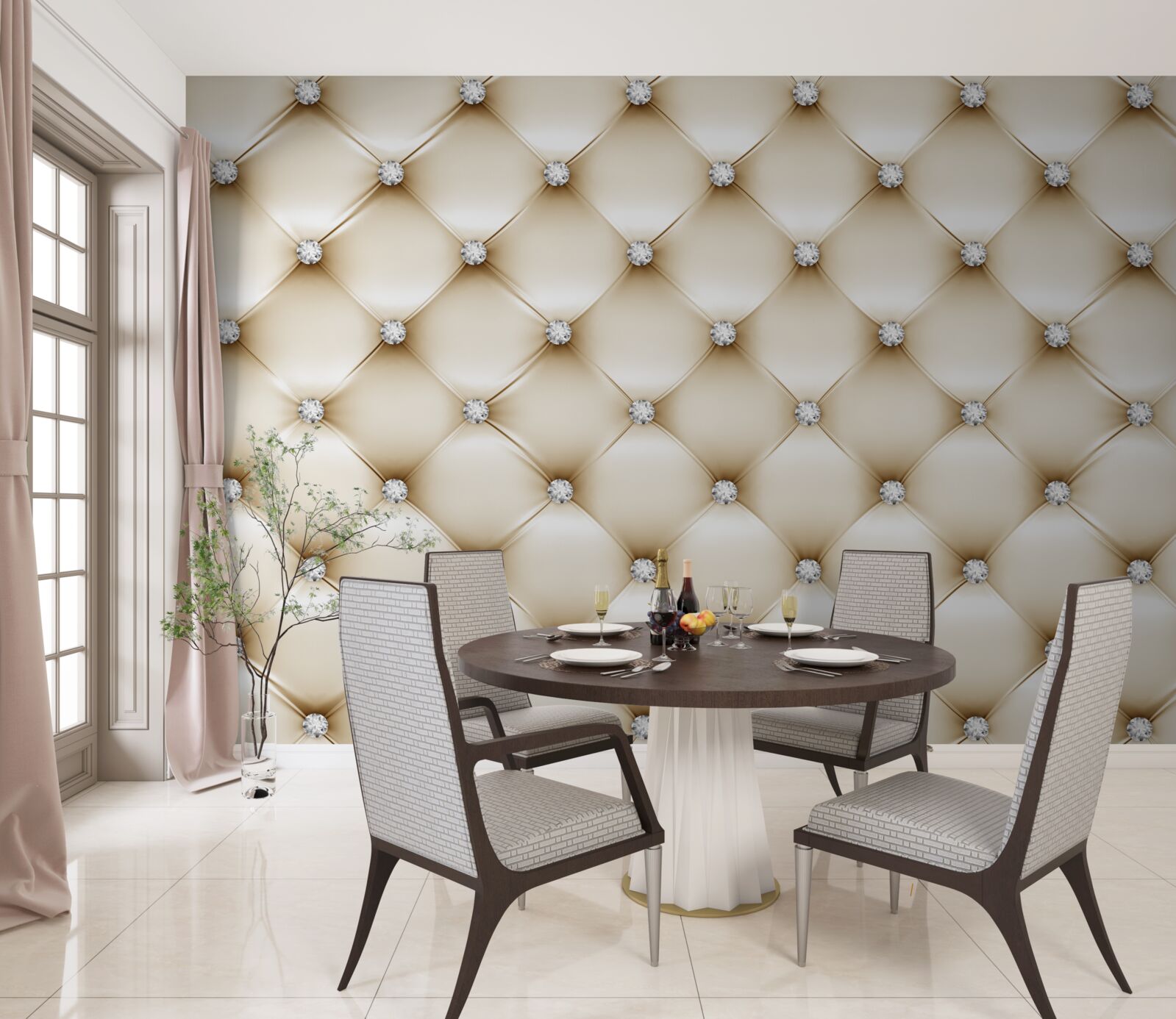 Papier peint la texture des perles est comme la peau