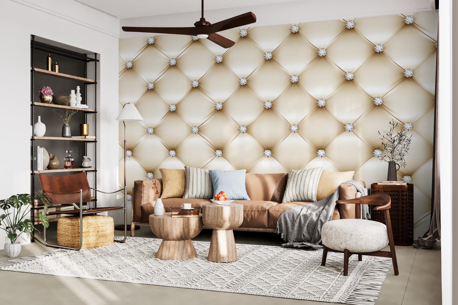 Papier peint la texture des perles est comme la peau