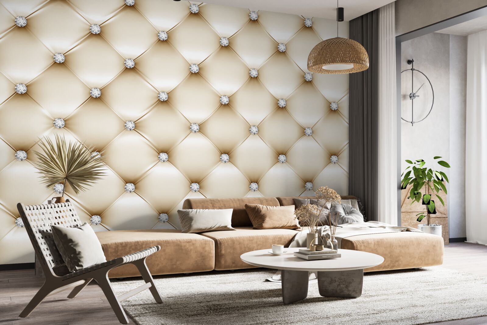 Papier peint la texture des perles est comme la peau