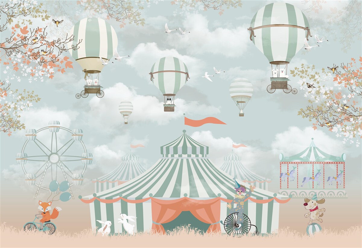 Papier peint les représentants des arts du cirque