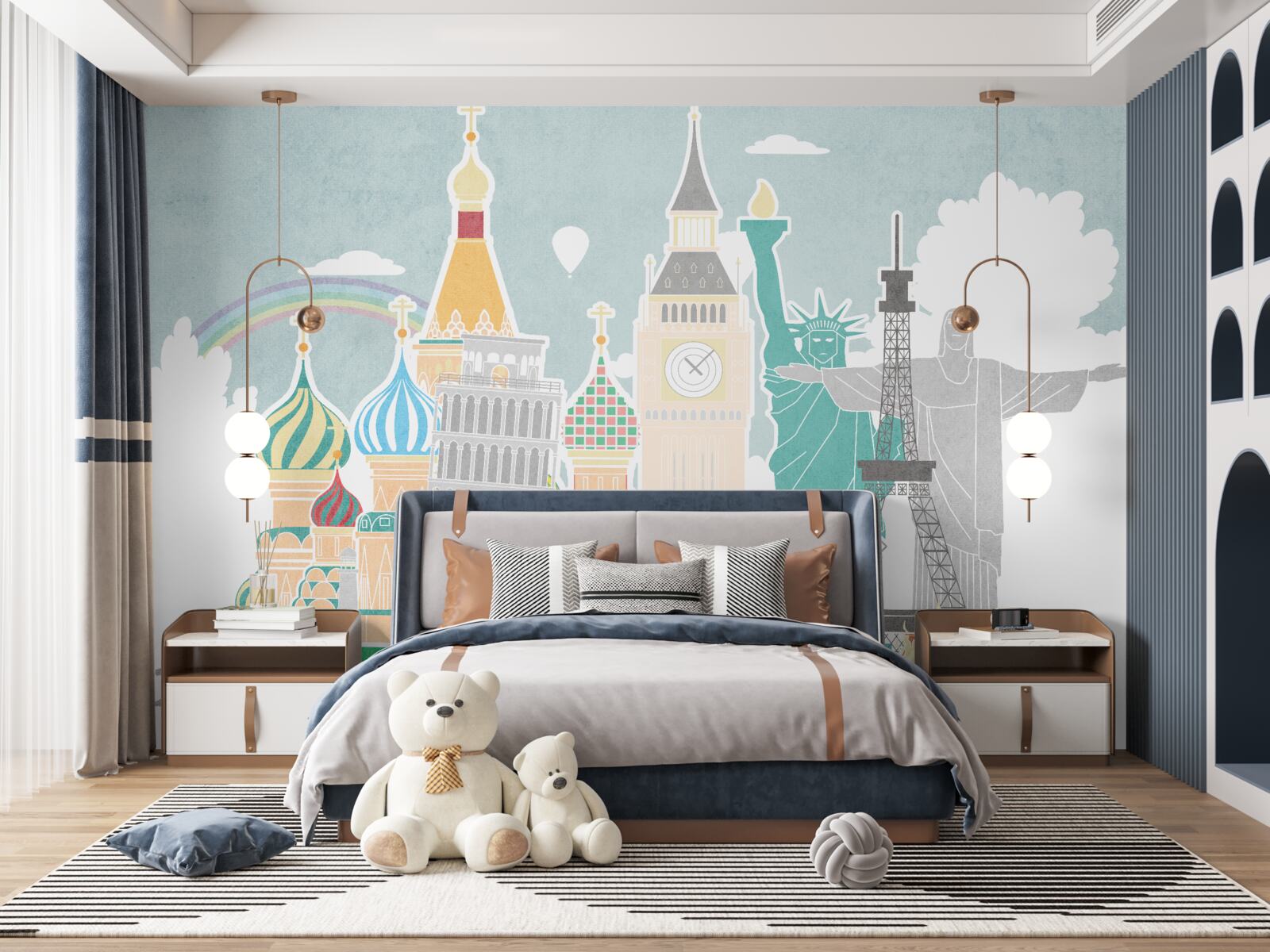 Papier peint sites mondialement connus