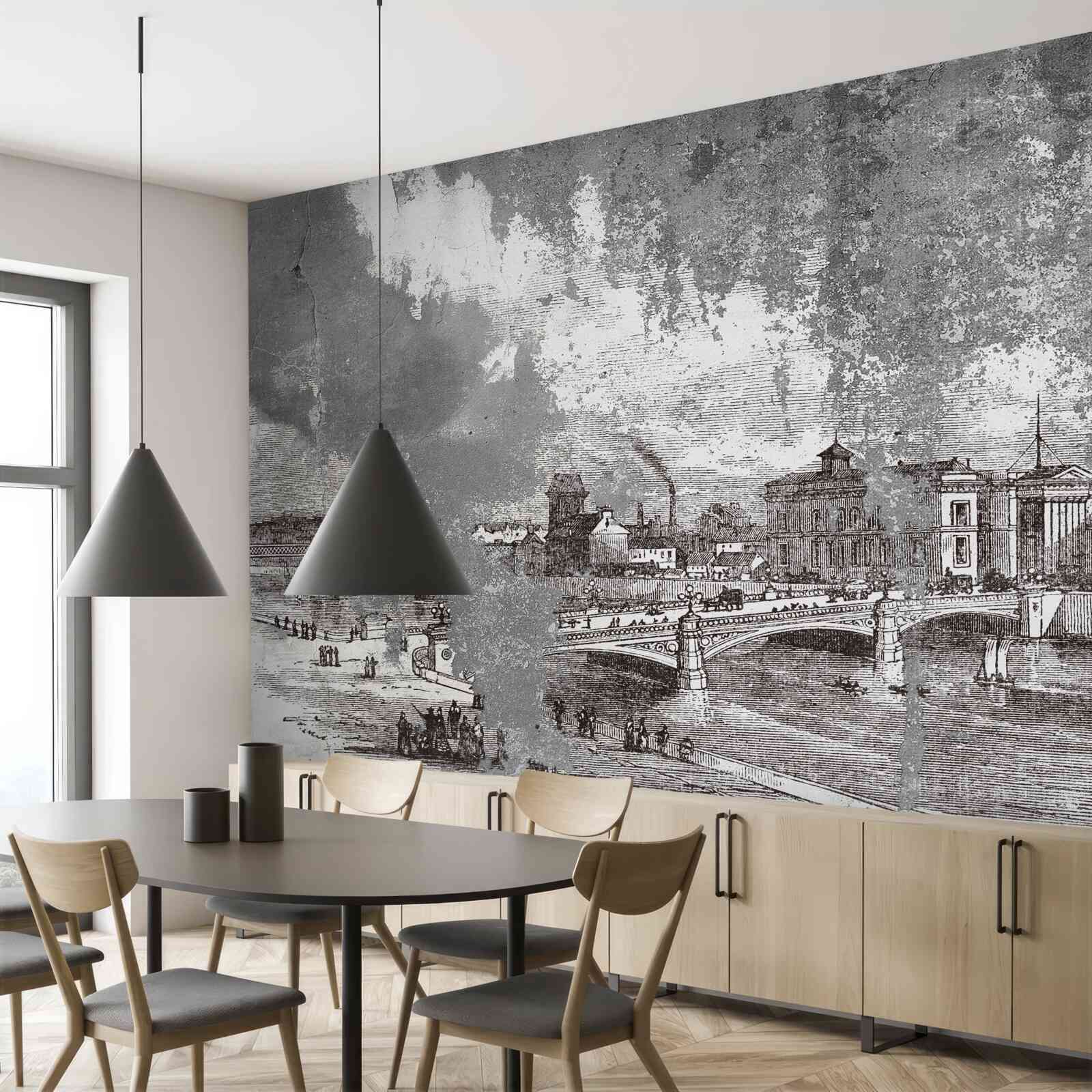 Papier peint architecture de la vieille ville