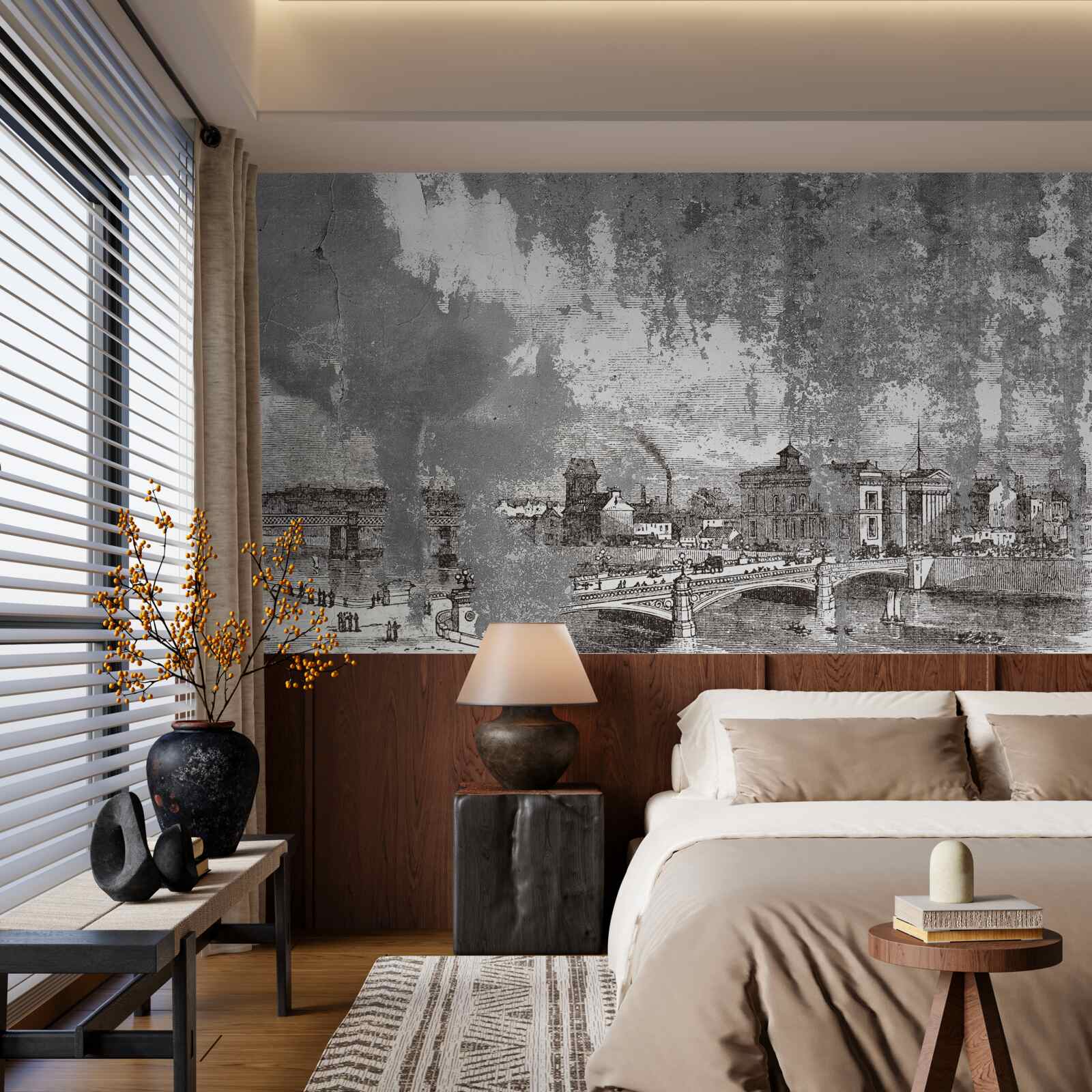 Papier peint architecture de la vieille ville