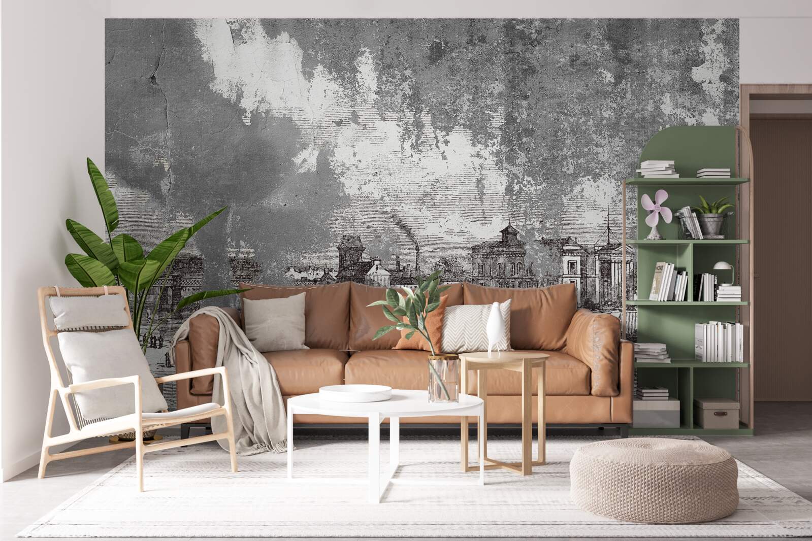 Papier peint architecture de la vieille ville