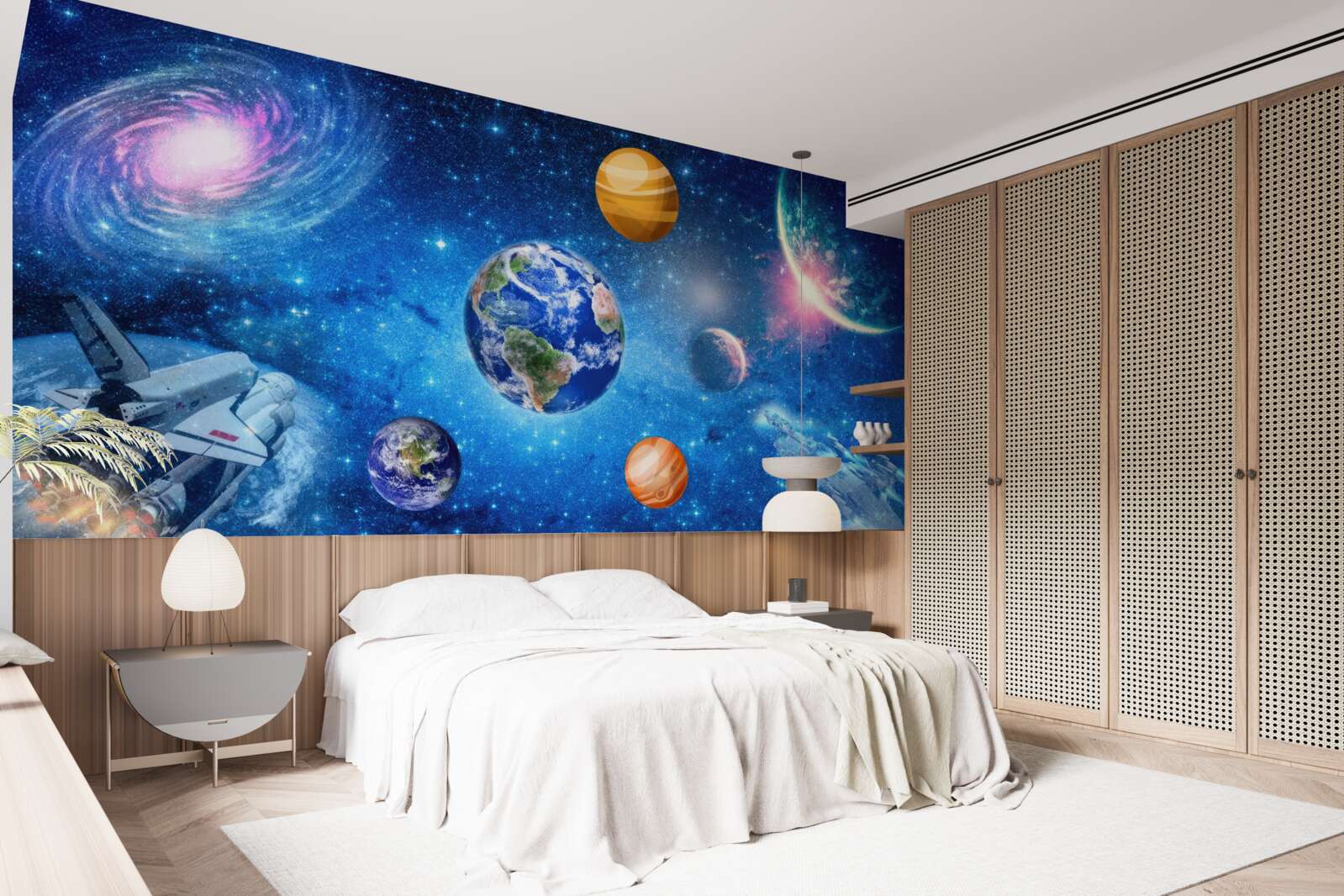 Papier peint les planètes et leur espace