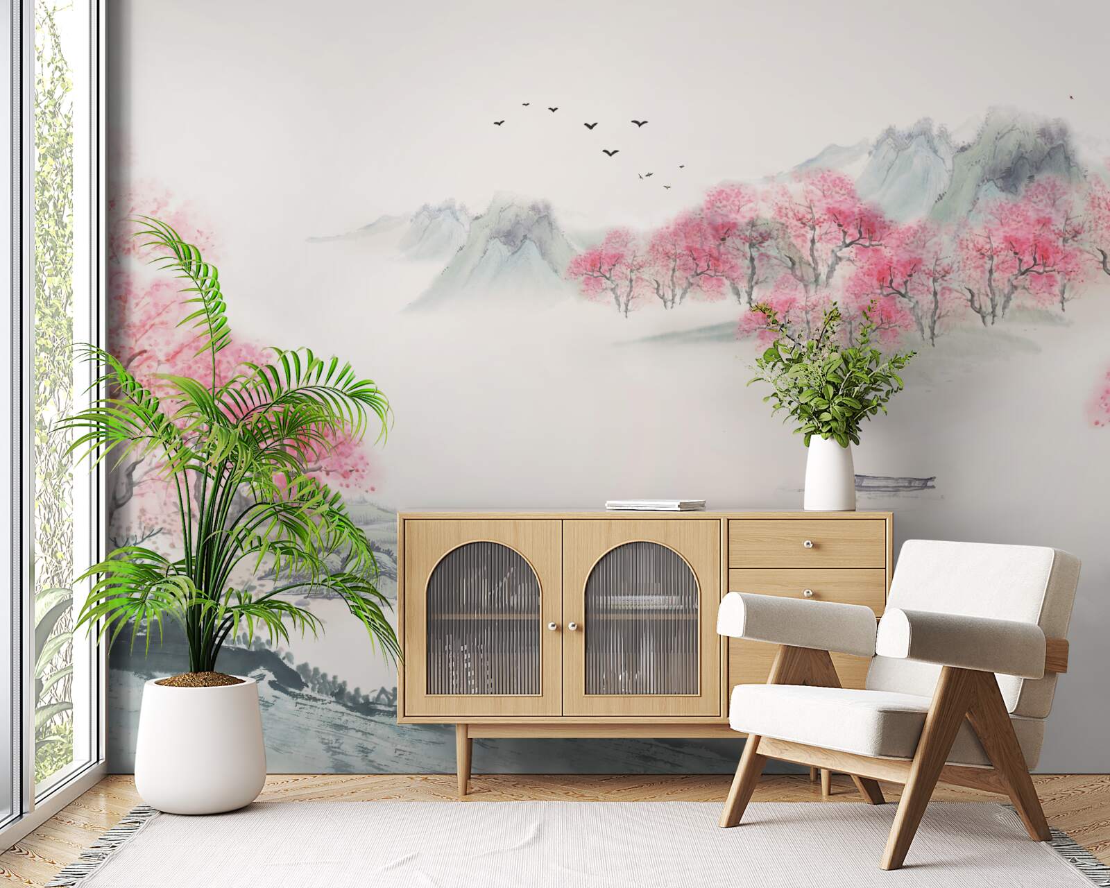 Papier peint Paysages peints