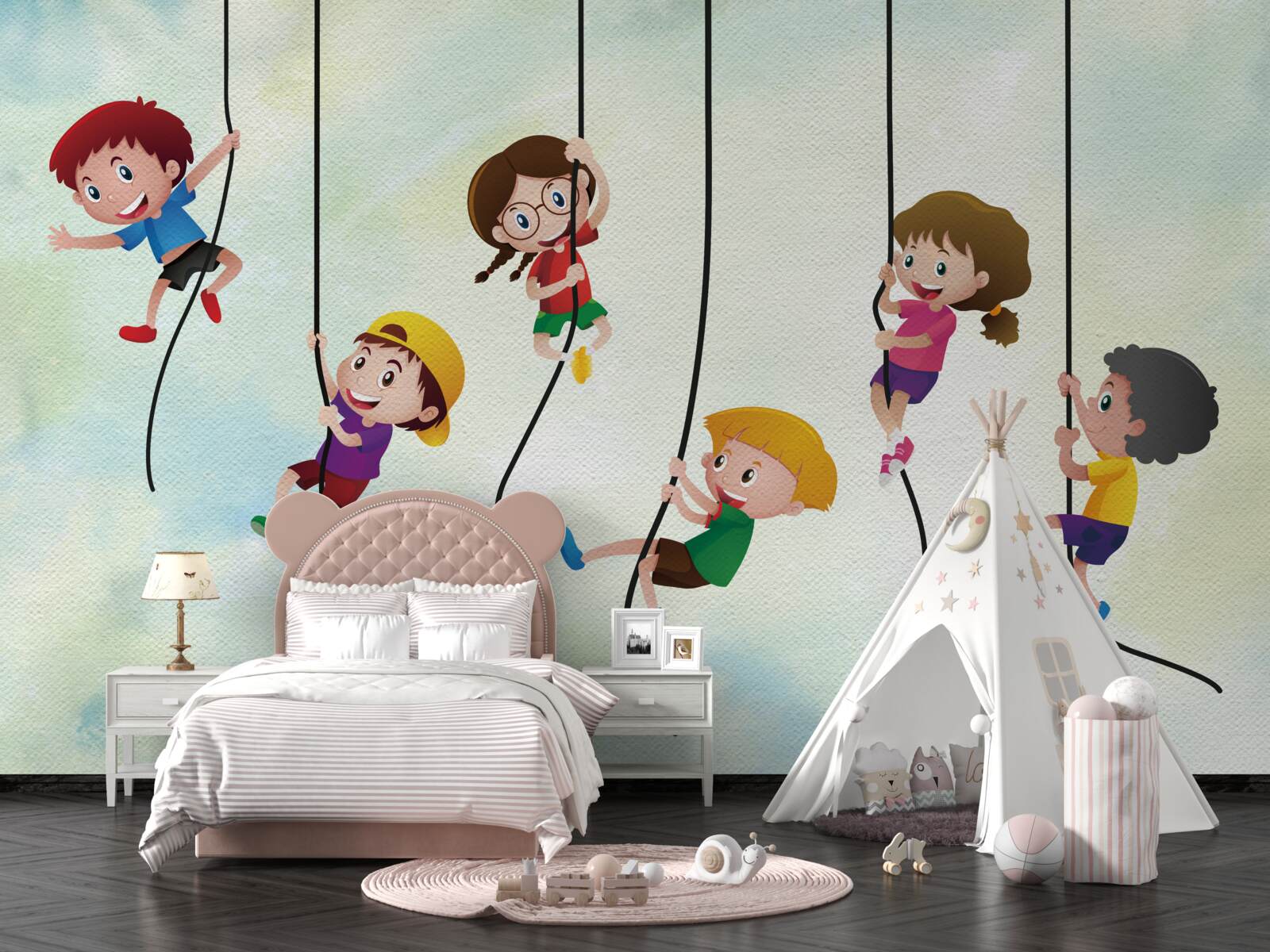 Papier peint les gars dans les cordes