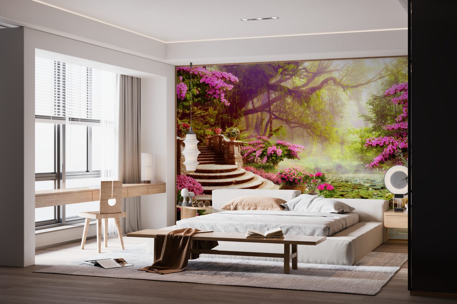 Papier peint paysage avec bruit