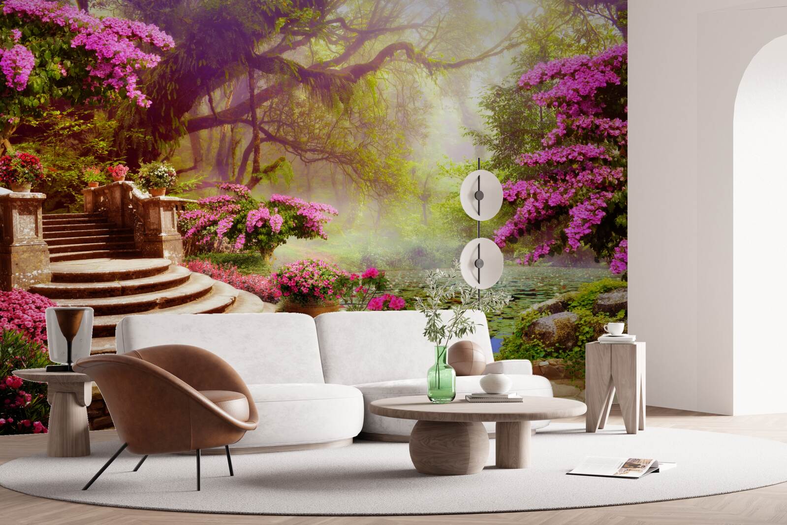 Papier peint paysage avec bruit