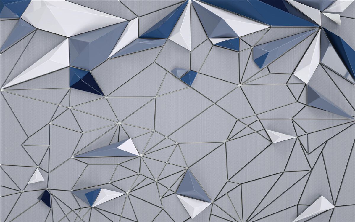 Papier peint marbre de verre bleu