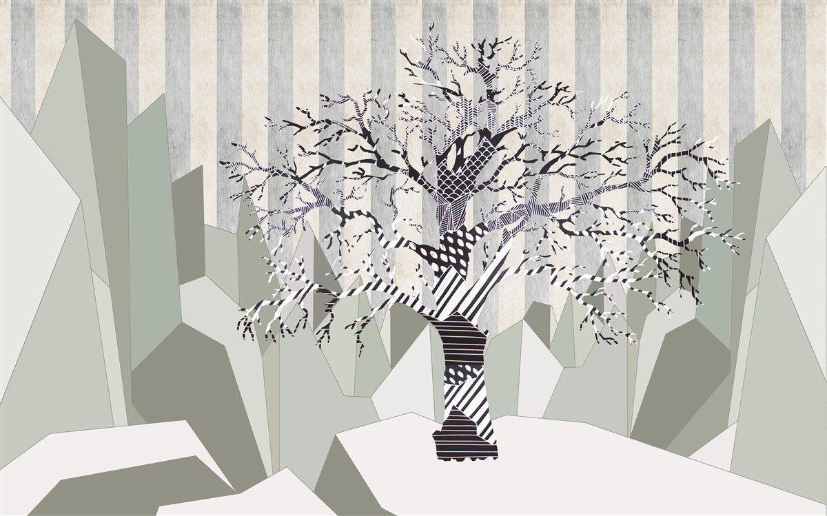 Papier peint textures et bois abstraits