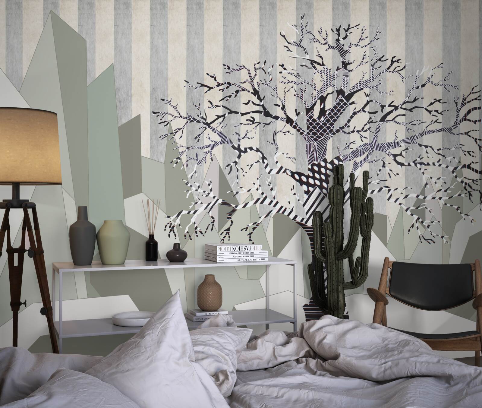 Papier peint textures et bois abstraits