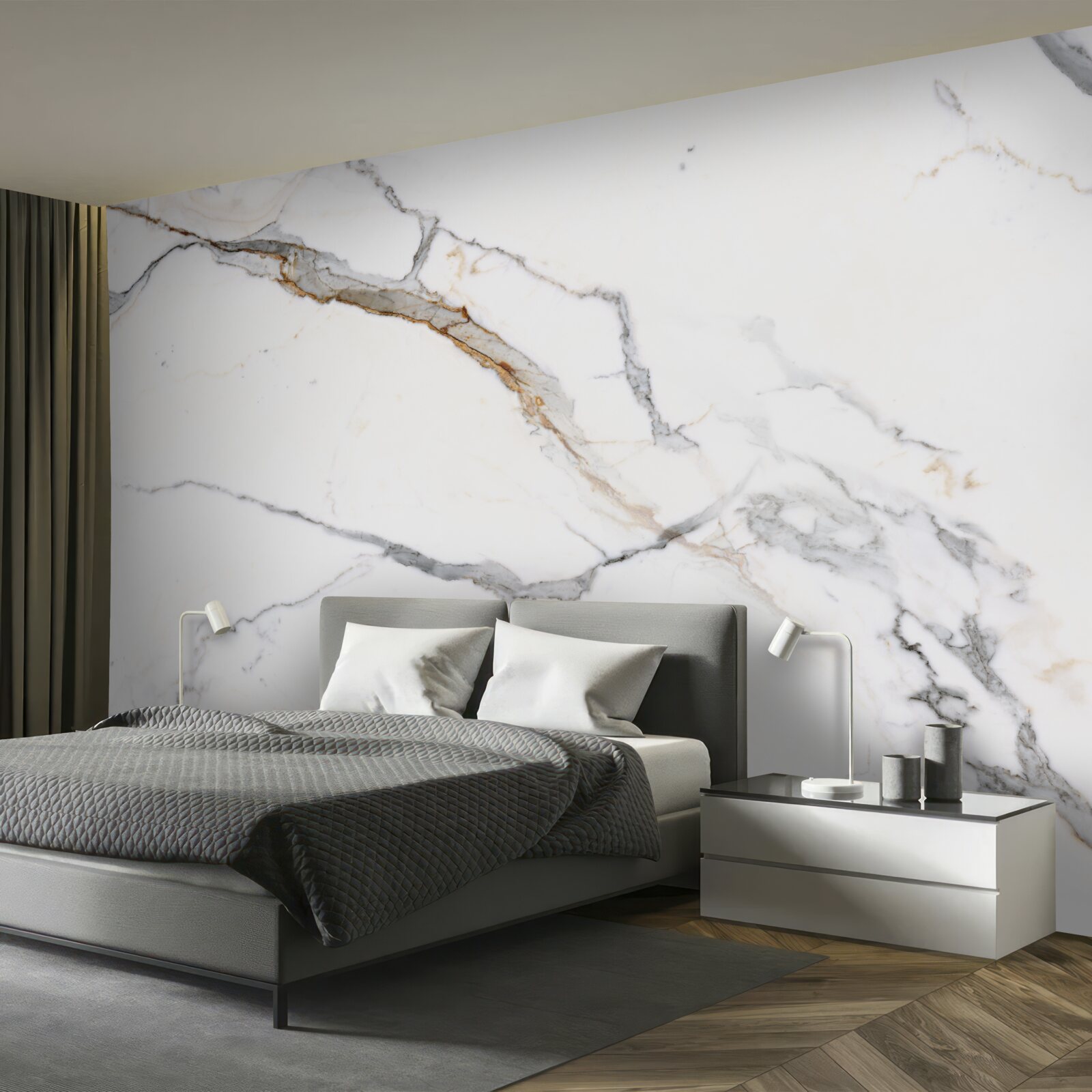 Papier peint marbre avec un motif d'onde flou