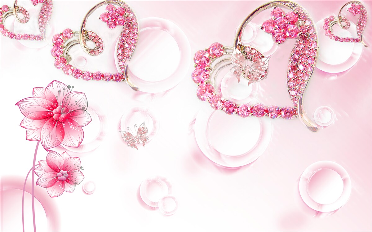 Papier peint bijoux en or avec pierres